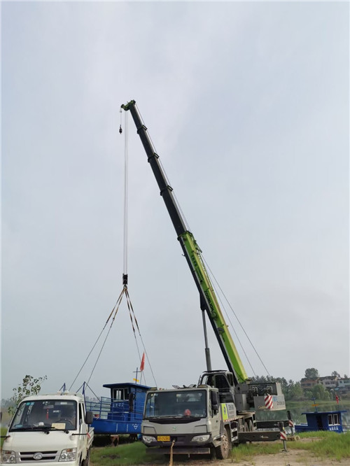 仪陇县桥梁建设吊装案例